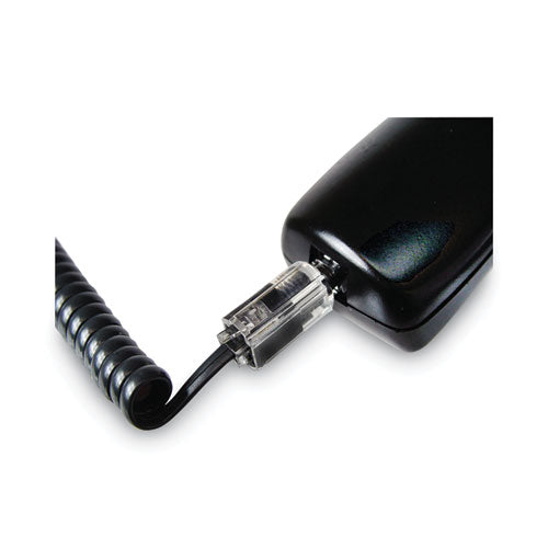 Image of Softalk® Rotating 360 Telephone Cord Detangler, Clear/black