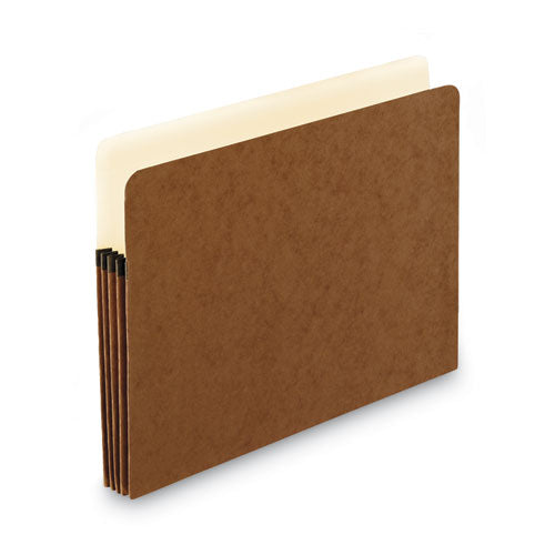 Image of Pendaflex® Standard Expanding File Pockets, 3.5" Expansion, Letter Size, Redrope, 25/Box