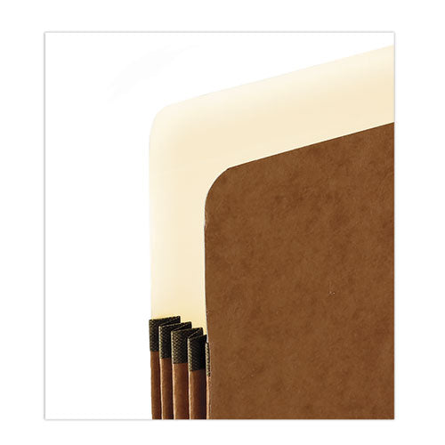 Image of Pendaflex® Standard Expanding File Pockets, 3.5" Expansion, Letter Size, Redrope, 25/Box
