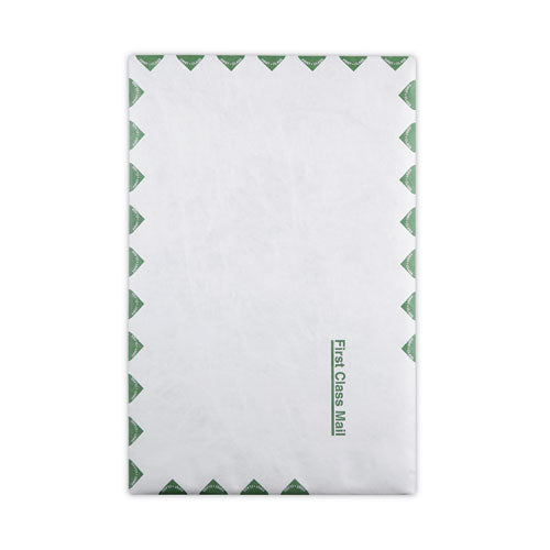 Image of Survivor® Lightweight 14 lb Tyvek Catalog Mailers, First Class, #15, Square Flap, Redi-Strip Adhesive Closure, 10 x 15, White, 100/Box