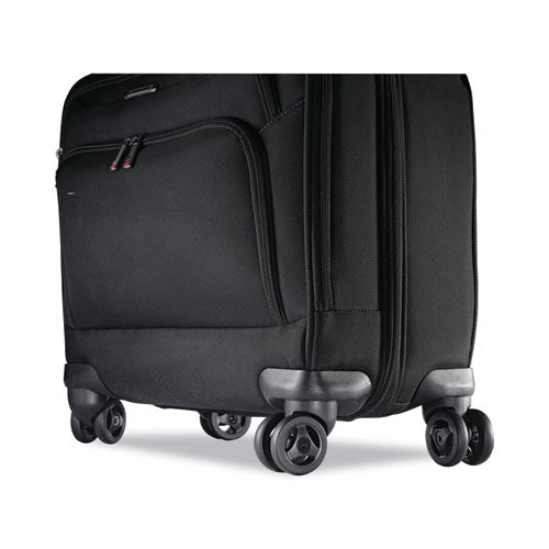 Image of Samsonite® Xenon 3 Spinner Mobile Office, Fits Devices Up to 15.6", Ballistic Polyester, 13.25 x 7.25 x 16.25, Black