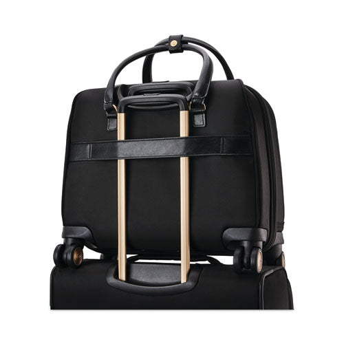 Image of Samsonite® Mobile Solution Mobile Office Case, Fits Devices Up to 15.6", Nylon, 16.5 x 7 x 15.5, Black