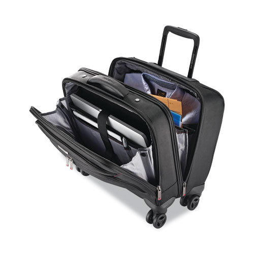Image of Samsonite® Xenon 3 Spinner Mobile Office, Fits Devices Up to 15.6", Ballistic Polyester, 13.25 x 7.25 x 16.25, Black