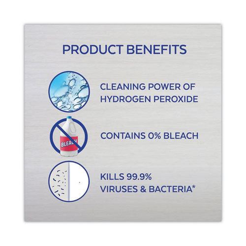 Image of LYSOL® Brand Toilet Bowl Cleaner With Hydrogen Peroxide, Ocean Fresh, 24 Oz Angle Neck Bottle, 2/pack, 4 Packs/carton