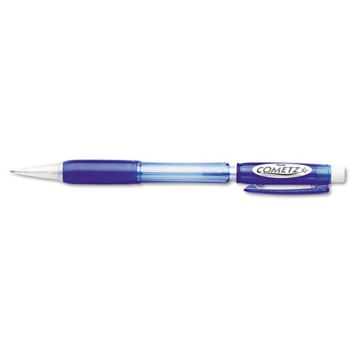 Image of Pentel® Cometz Mechanical Pencil, 0.9 mm, HB (#2), Black Lead, Blue Barrel, Dozen