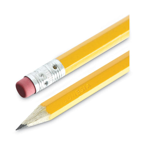 Image of Universal #2 Pre-Sharpened Woodcase Pencil, Hb (#2), Black Lead, Yellow Barrel, 24/pack