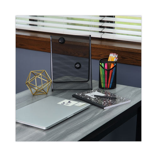 Image of Universal Ballpoint Pen, Retractable, Fine 0.7 Mm, Black Ink, Black Barrel, Dozen