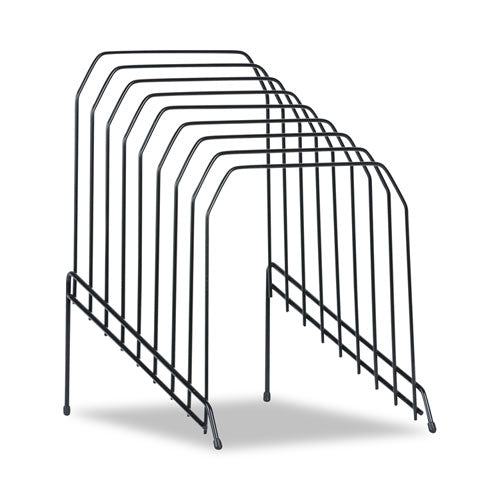 Image of Universal® Wire Tiered File Sorter, 8 Sections, Letter To Legal Size Files, 8" X 10.5" X 12.5", Black