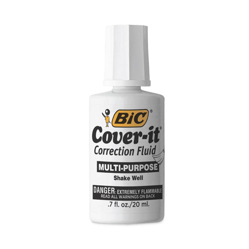 Image of BIC® Cover-It Correction Fluid, 20 Ml Bottle, White