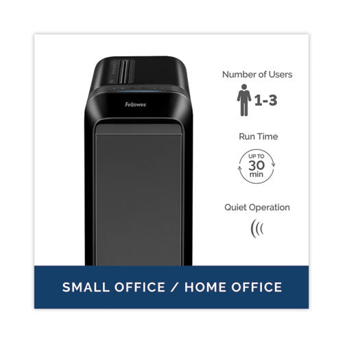Image of Fellowes® Powershred Lx190 Cross-Cut Shredder, 20 Manual Sheet Capacity