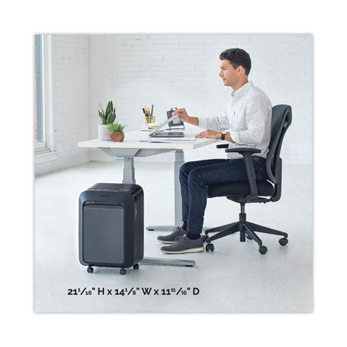 Image of Fellowes® Powershred Lx180 Cross-Cut Shredder, 16 Manual Sheet Capacity