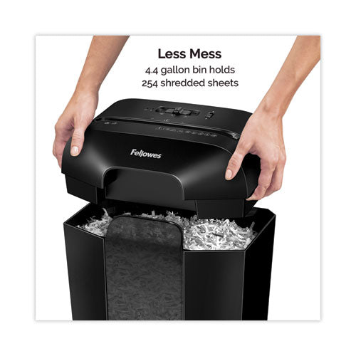 Image of Fellowes® Powershred Lx45 Cross-Cut Shredder, 8 Manual Sheet Capacity