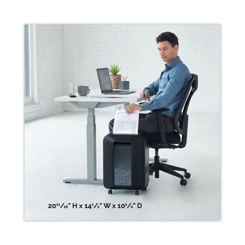 Image of Fellowes® Powershred Lx170 Cross-Cut Shredder, 12 Manual Sheet Capacity