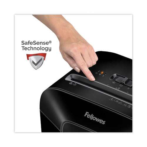 Image of Fellowes® Powershred Lx85 Cross-Cut Shredder, 12 Manual Sheet Capacity