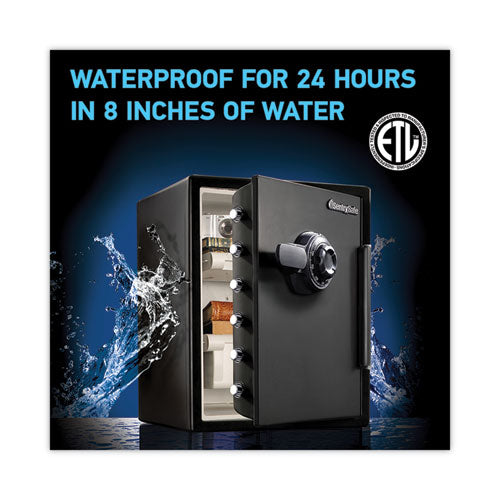 Image of Sentry® Safe Fire-Safe With Combination Access, 2 Cu Ft, 18.6w X 19.3d X 23.8h, Black
