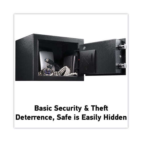 Image of Sentry® Safe Electronic Security Safe, 0.14 Cu Ft, 9w X 6.6d X 6.6h, Black