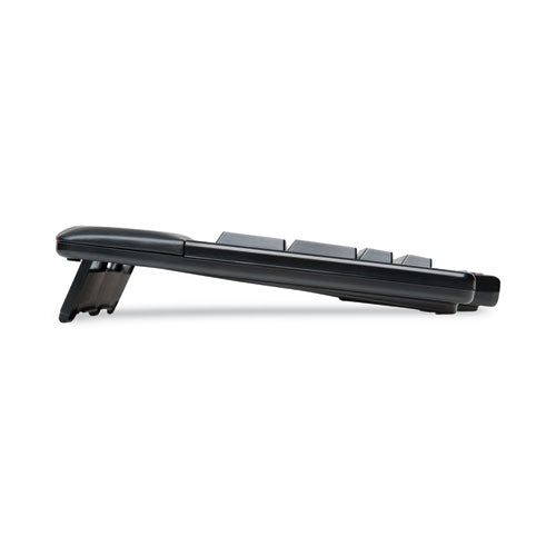 Image of Kensington® Pro Fit Comfort Keyboard, Internet/media Keys, Wired, Black