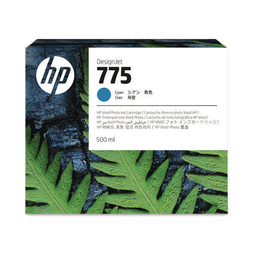 Image of HP HP 775 (1XB17A) Cyan DesignJet Ink Cartridge