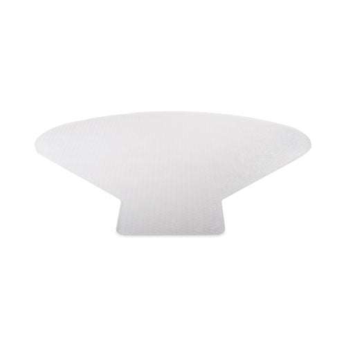 Image of deflecto® Supermat Frequent Use Chair Mat, Medium Pile Carpet, 60 X 66, L-Shape, Clear