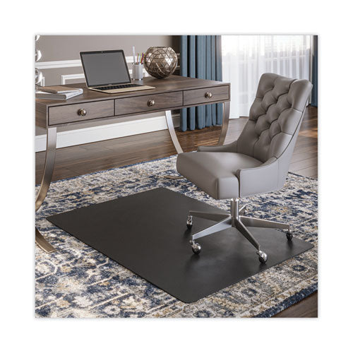 Image of deflecto® Supermat Frequent Use Chair Mat For Medium Pile Carpet, 45 X 53, Rectangular, Black