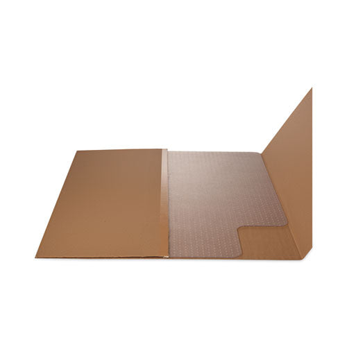 Image of deflecto® Supermat Frequent Use Chair Mat For Medium Pile Carpet, 46 X 60, Wide Lipped, Clear
