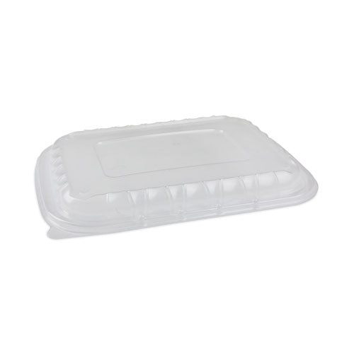 Image of Pactiv Evergreen EarthChoice Entree2Go Takeout Container Vented Lid, 11.75 x 8.75 x 0.98, Clear, Plastic, 200/Carton