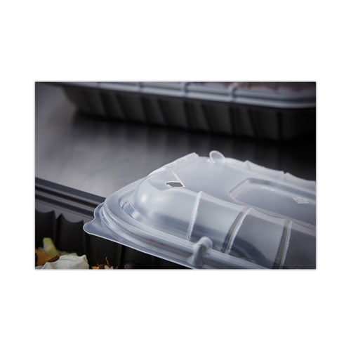 Image of Pactiv Evergreen EarthChoice Entree2Go Takeout Container Vented Lid, 11.75 x 8.75 x 0.98, Clear, Plastic, 200/Carton