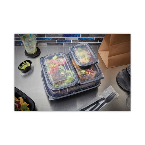 Image of Pactiv Evergreen EarthChoice Entree2Go Takeout Container Vented Lid, 8.67 x 5.75 x 0.98, Clear, Plastic, 300/Carton