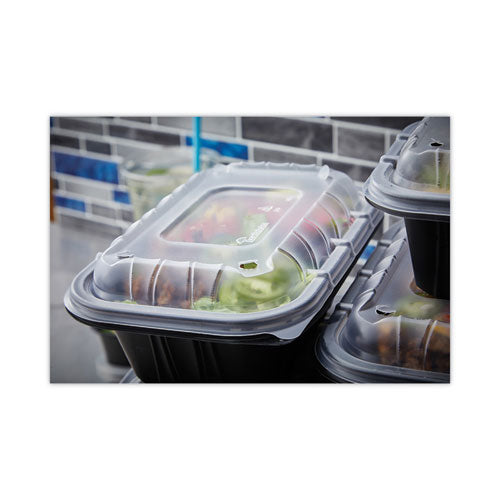 Image of Pactiv Evergreen EarthChoice Entree2Go Takeout Container, 32 oz, 8.66 x 5.75 x 2.72, Black, Plastic, 300/Carton