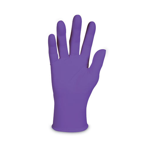 Image of Kimtech PURPLE NITRILE Exam Gloves, 242 mm Length, Medium, Purple, 100/Box