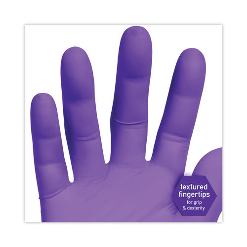 Image of Kimtech PURPLE NITRILE Exam Gloves, 242 mm Length, X-Large, Purple, 90/Box