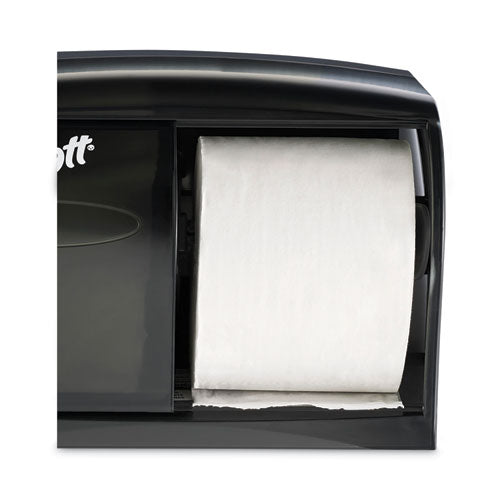 Image of Scott® Essential Coreless SRB Tissue Dispenser for Business, 11 x 6 x 7.6, Black