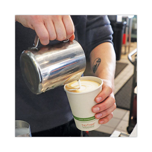 Image of World Centric® Notree Paper Hot Cups, 10 Oz, Natural, 1,000/carton