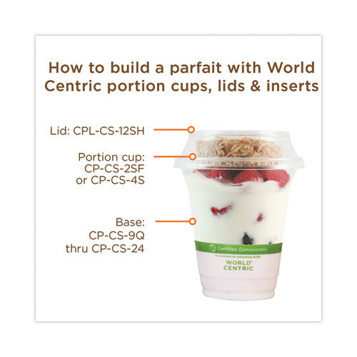 Image of World Centric® PLA Clear Cold Cups, 16 oz, Plastic, Clear, 1,000/Carton