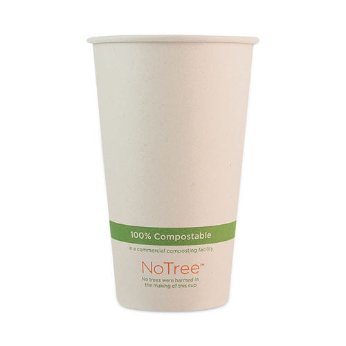 Image of World Centric® Notree Paper Hot Cups, 16 Oz, Natural, 1,000/carton