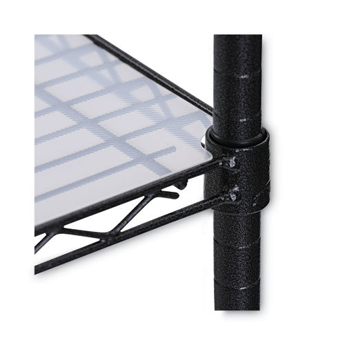 Image of Alera® Shelf Liners For Wire Shelving, Clear Plastic, 48w X 18d, 4/pack