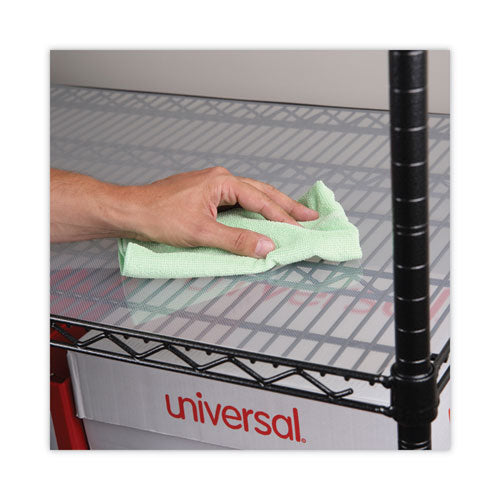 Image of Alera® Shelf Liners For Wire Shelving, Clear Plastic, 36w X 18d, 4/pack