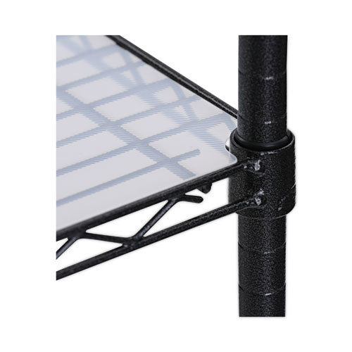 Image of Alera® Shelf Liners For Wire Shelving, Clear Plastic, 36w X 24d, 4/pack