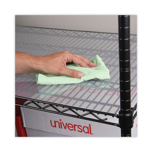 Image of Alera® Shelf Liners For Wire Shelving, Clear Plastic, 48w X 24d, 4/pack