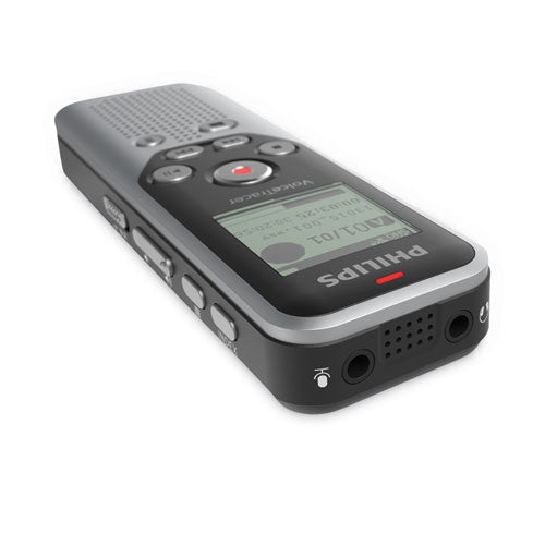 Image of Philips® Voice Tracer DVT1250 Audio Recorder, 8 GB, Black/Silver