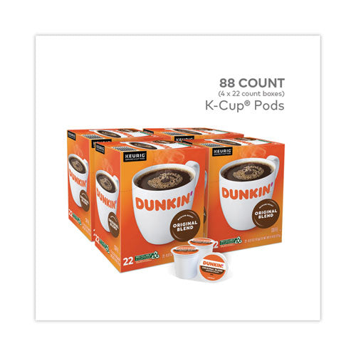 Image of Dunkin'® K-Cup Pods, Original Blend, 88/Carton