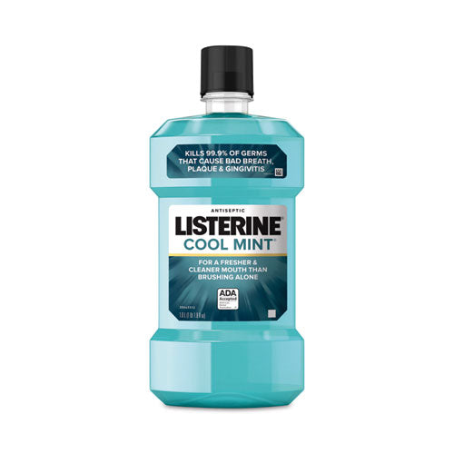 Image of Johnson & Johnson® Listerine Cool Mint Mouthwash, 1 L Bottle