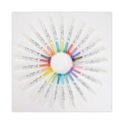 Image of Zebra® Mildliner Double Ended Highlighter Variety Pack, Asst Ink Colors, Bold-Chisel/Fine-Bullet Tips, Asst Barrel Colors, 25/Pack