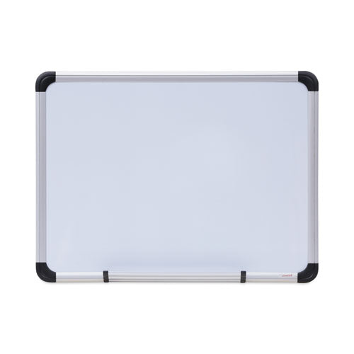 Image of Universal® Magnetic Steel Dry Erase Marker Board, 24" x 18", White Surface, Satin Aluminum Frame