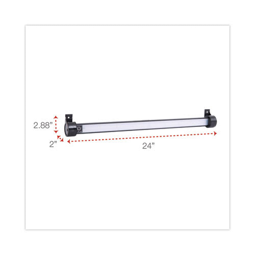 Image of Alera® Under Cabinet LED Strip Lamp, 24w x 2d x 2.88h, Black