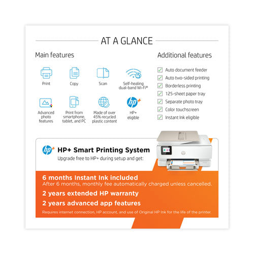 Image of HP ENVY Inspire 7955e All-in-One Printer, Copy/Print/Scan
