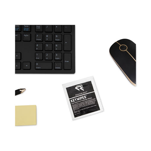 Image of Read Right® KeyWipes Keyboard Wet Wipes, 6.88 x 5, Unscented, 18/Box