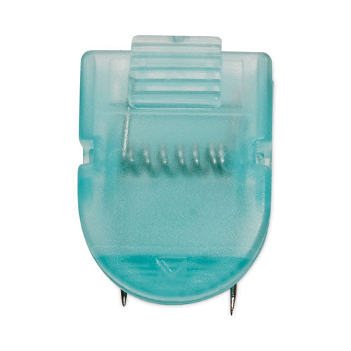 Image of Advantus Wall Clips for Fabric Panels, 40 Sheet Capacity, Assorted Cool Colors, 20/Box