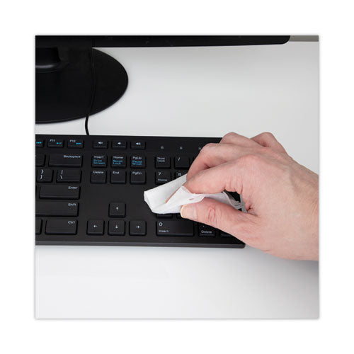 Image of Read Right® Office Equipment MultiKleen Wet Wipes, Cloth, 5.44 x 6.38, 75/Tub