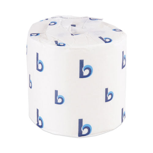 Image of Boardwalk® 1-Ply Toilet Tissue, Septic Safe, White, 1,000 Sheets, 96 Rolls/Carton